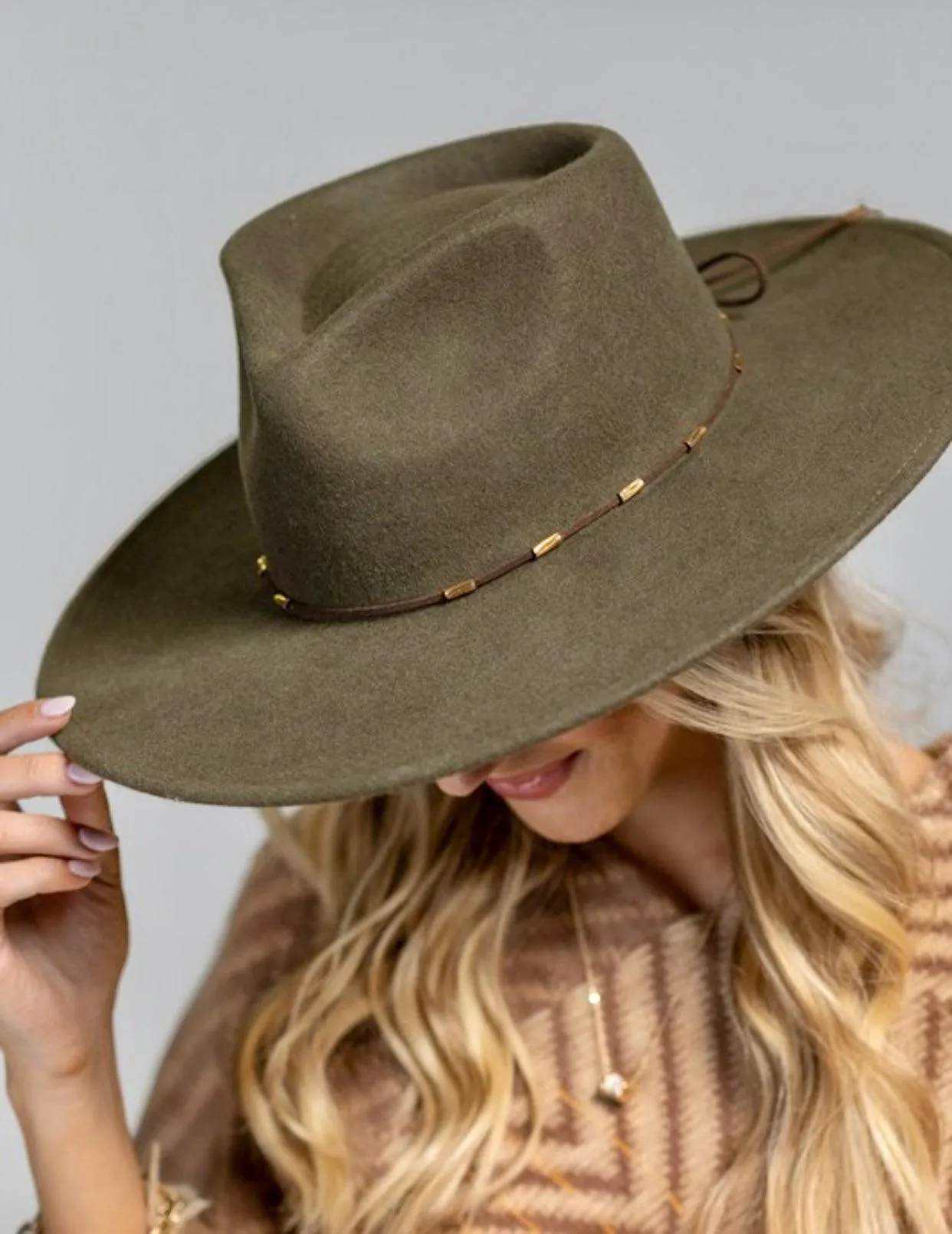 Olive Panama hat