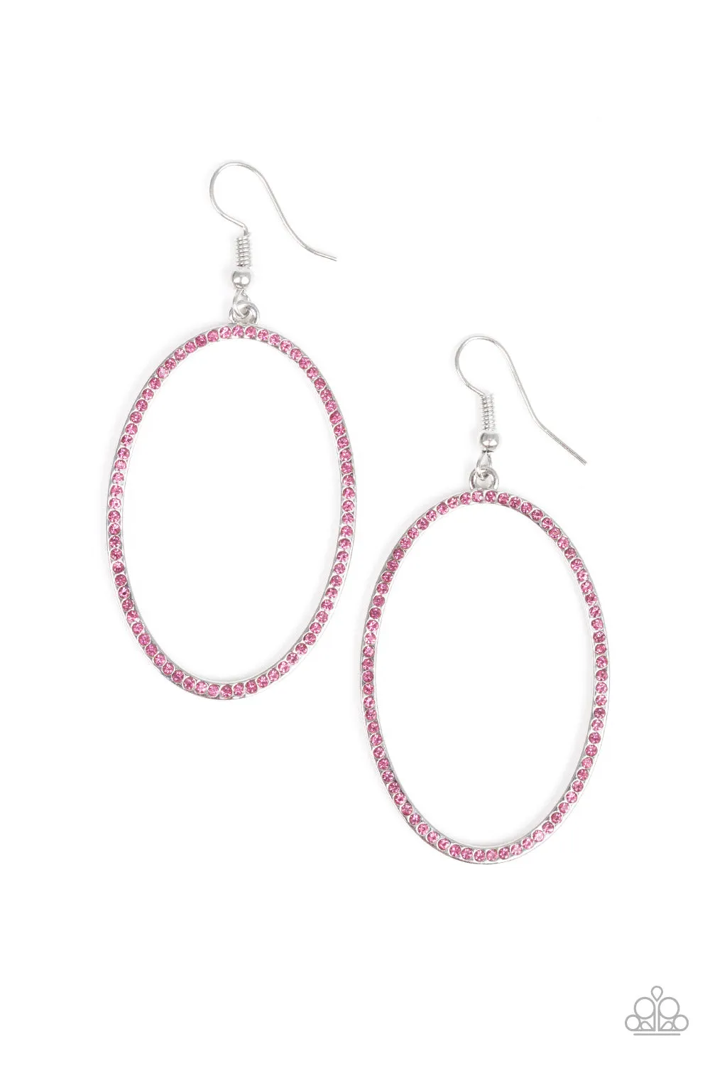 Paparazzi Accessories - Dazzle On Demand - Pink Earrings