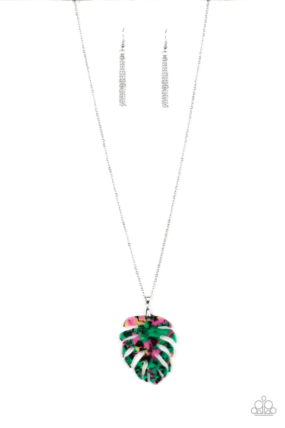 Paparazzi Accessories - Prismatic Palms - Green Necklace