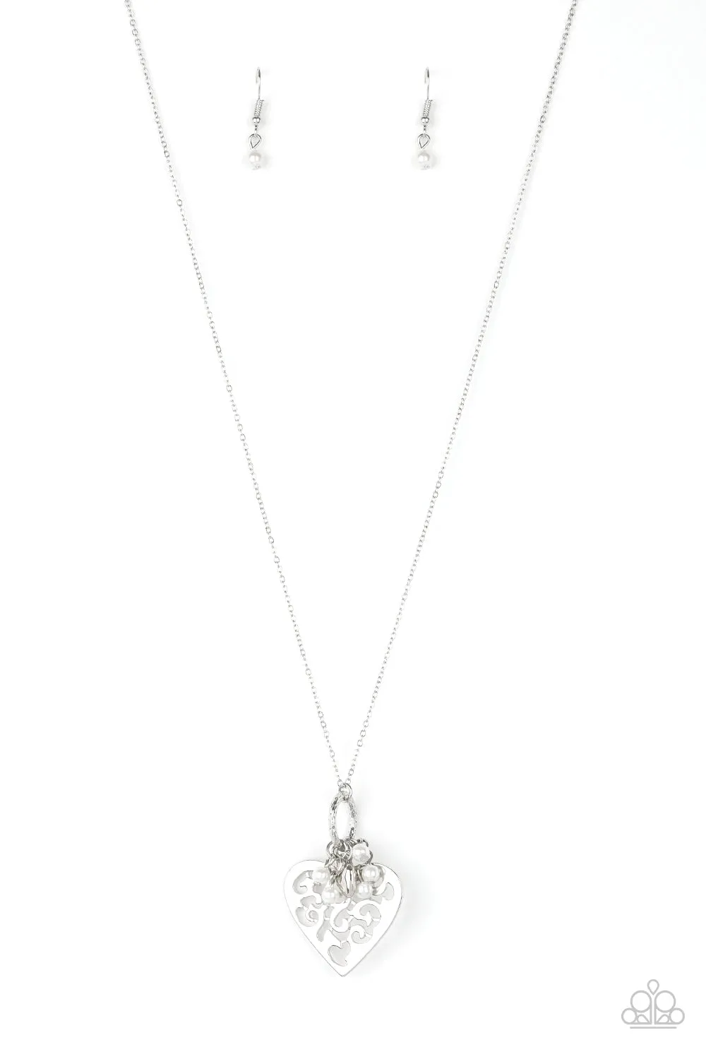 Paparazzi Accessories - Romeo Romance - White necklace