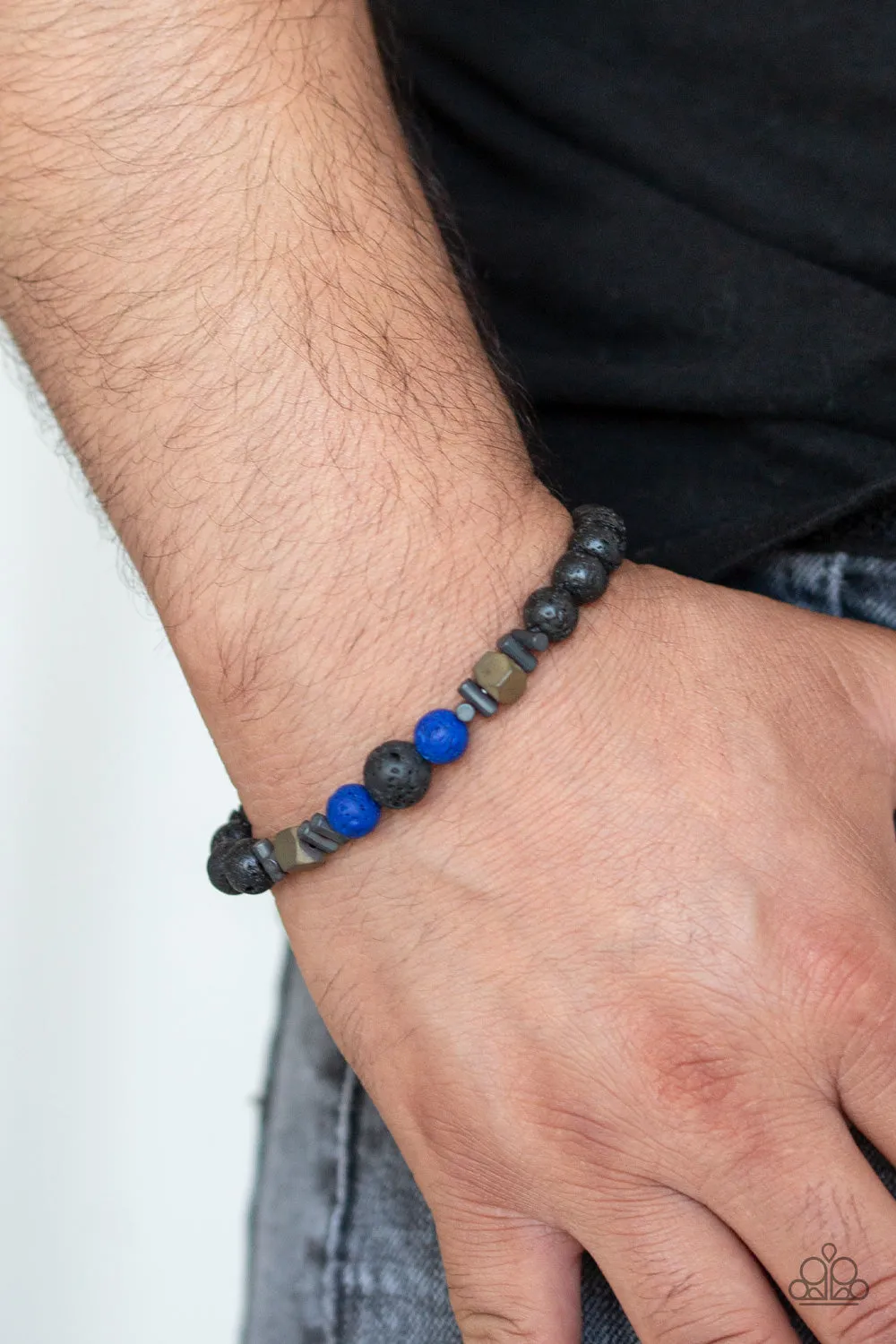 Paparazzi Empowered - Blue Urban Bracelet