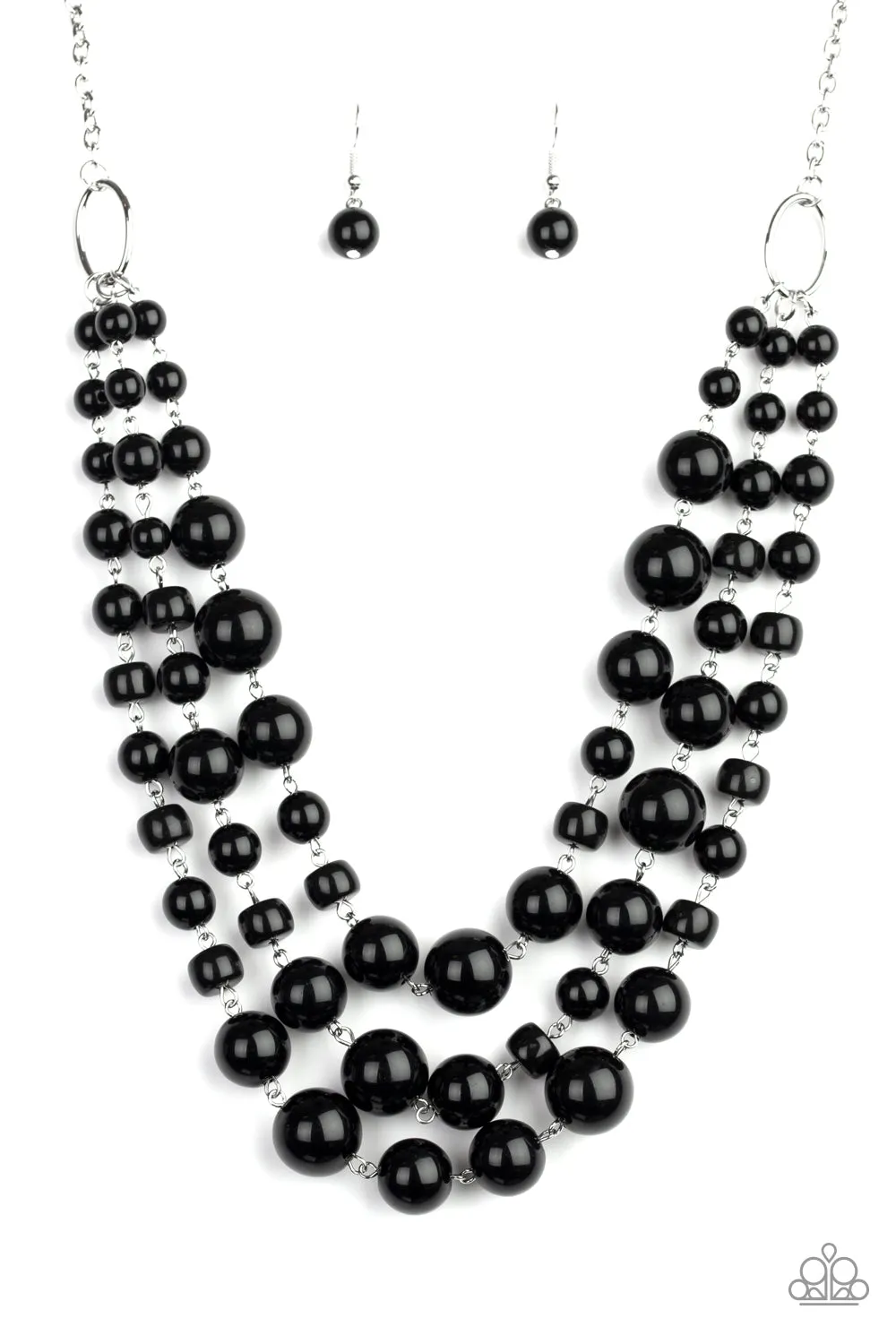 Paparazzi Everyone Scatter! - Black Necklace