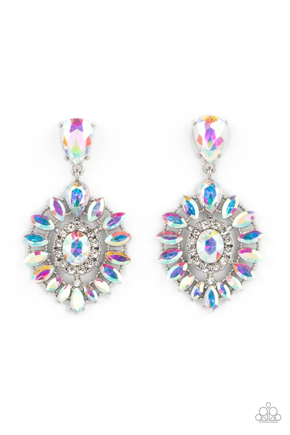 Paparazzi My Good LUXE Charm - Multi Iridescent Earrings