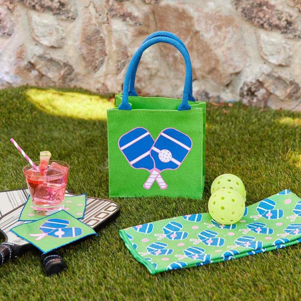 Pickleball Green Reusable Itsy Bitsy Gift Bag