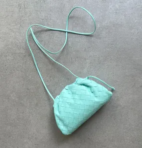 Pouch 20 Intrecciato, Celadon