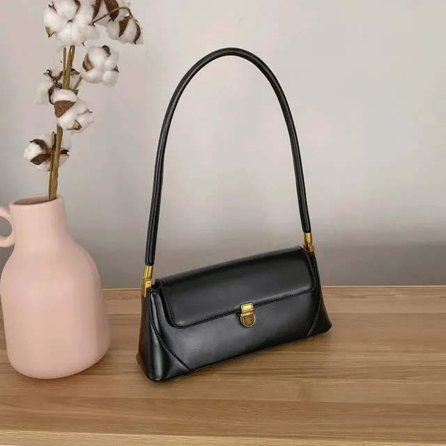 Retro Vintage Simple Knot Underarm Bag Medieval Handbag Female Small Subaxillary Bags Casual Business Mini Fashion Totes - S4535503