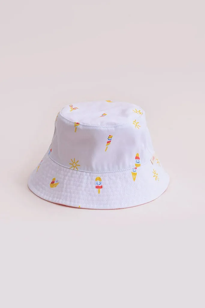 Reversible Bucket Hat (Kids) - Ice Cream