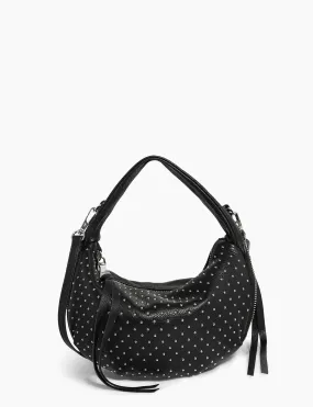 Roxybury Mini Convertible Crossbody, Black/Silver