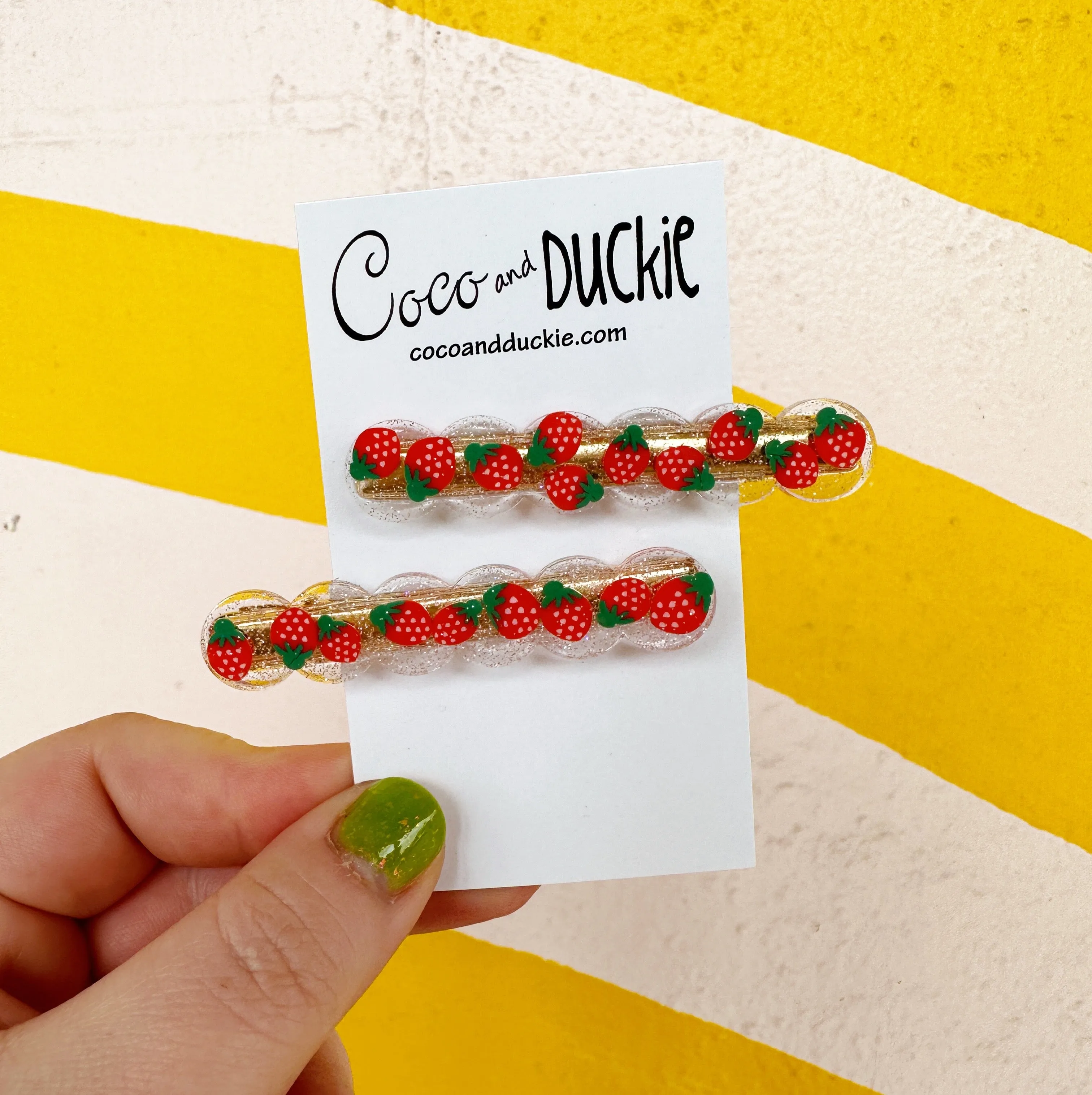 Strawberry Coco Clip Set