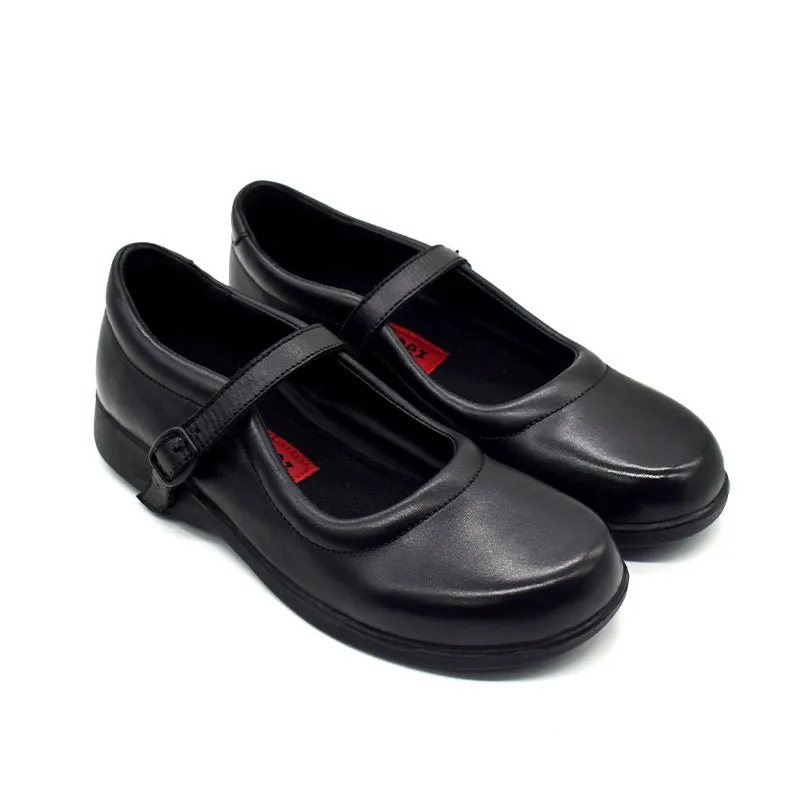 Studeez Leather Girls School Shoes - ZURI (Buckle)