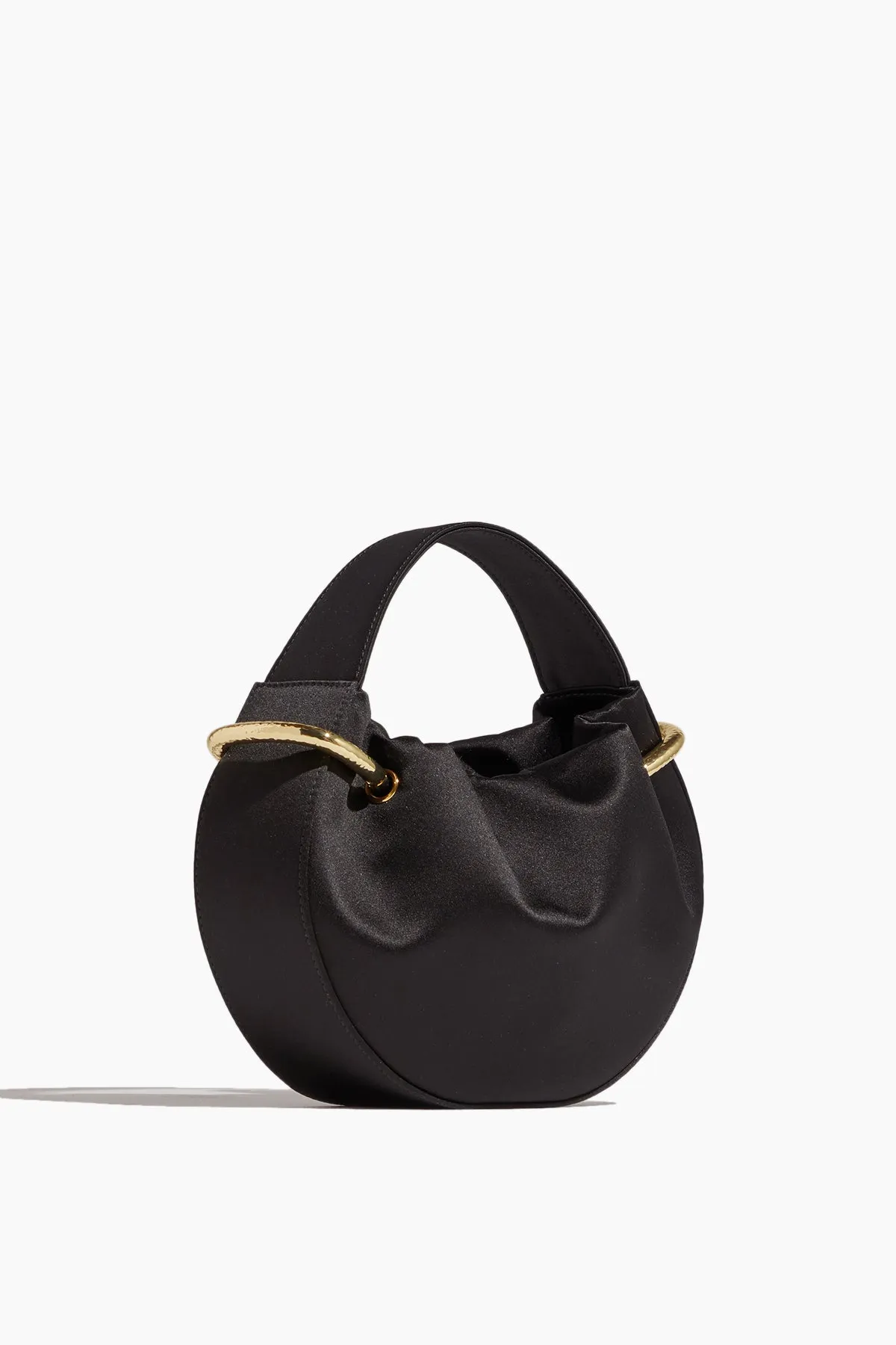 Tilda Ruched Mini Bag in Noir