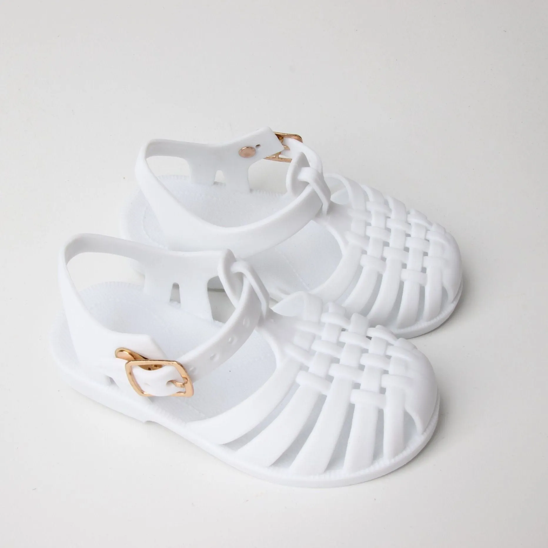 Toddler & Kids White Jelly Sandal