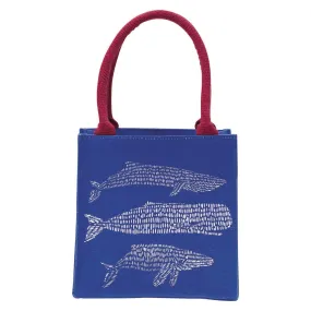 Whales Blue Reusable Itsy Bitsy Gift Bag