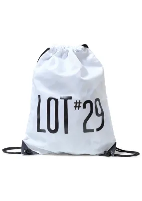 White Logo Gym bag